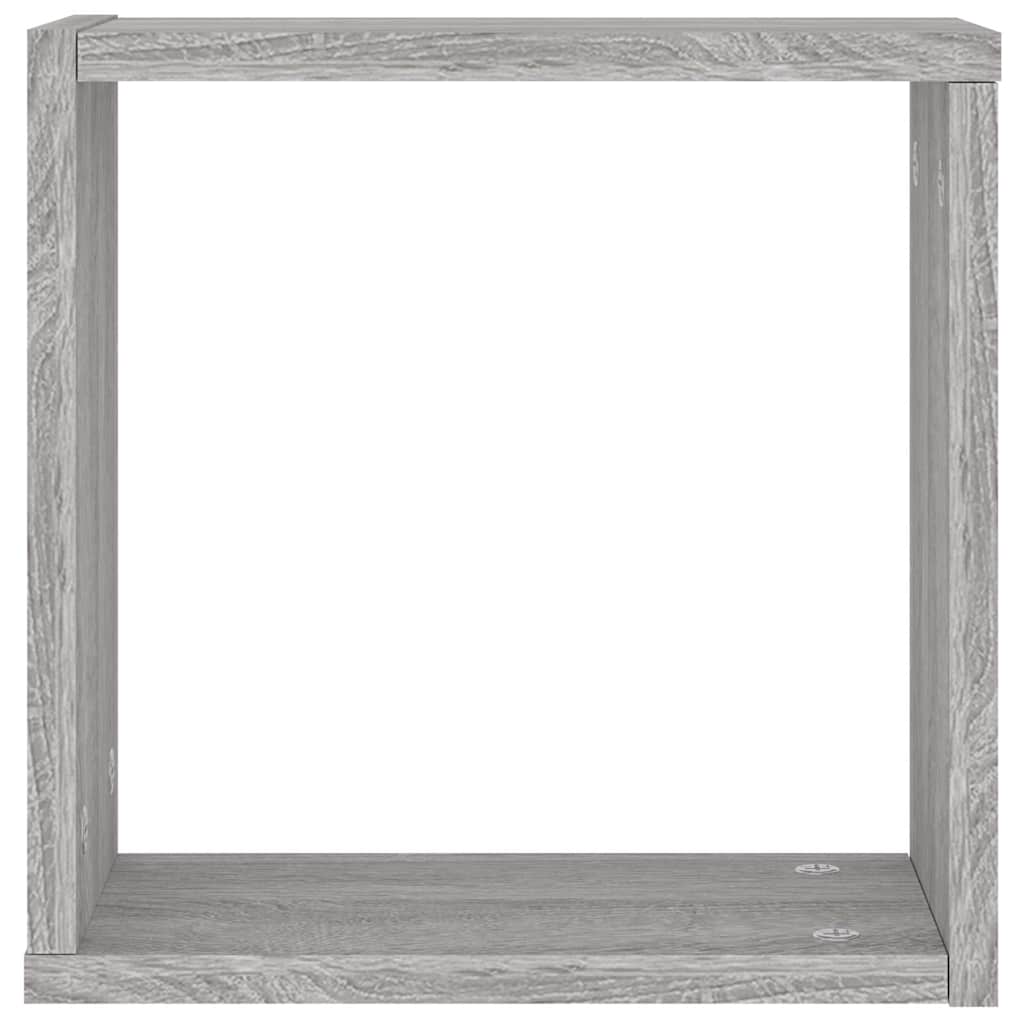 Würfelregale 2 Stk. Weiß 30x15x30 cm