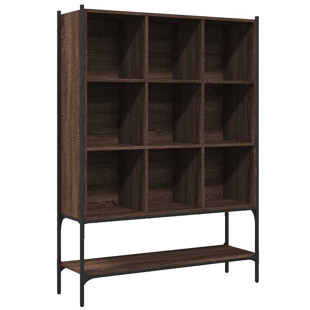 Bücherregal Schwarz 102x30x141,5 cm Holzwerkstoff