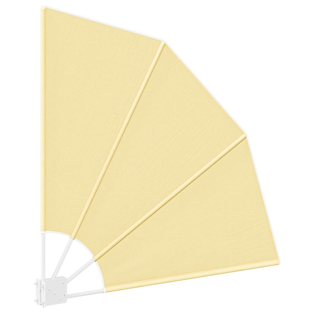 Faltbarer Balkonfächer Grau 210×210 cm