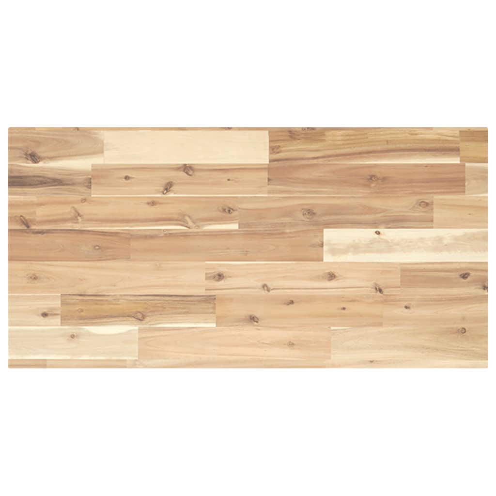 Tischplatte 40x20x2 cm Rechteckig Massivholz Akazie