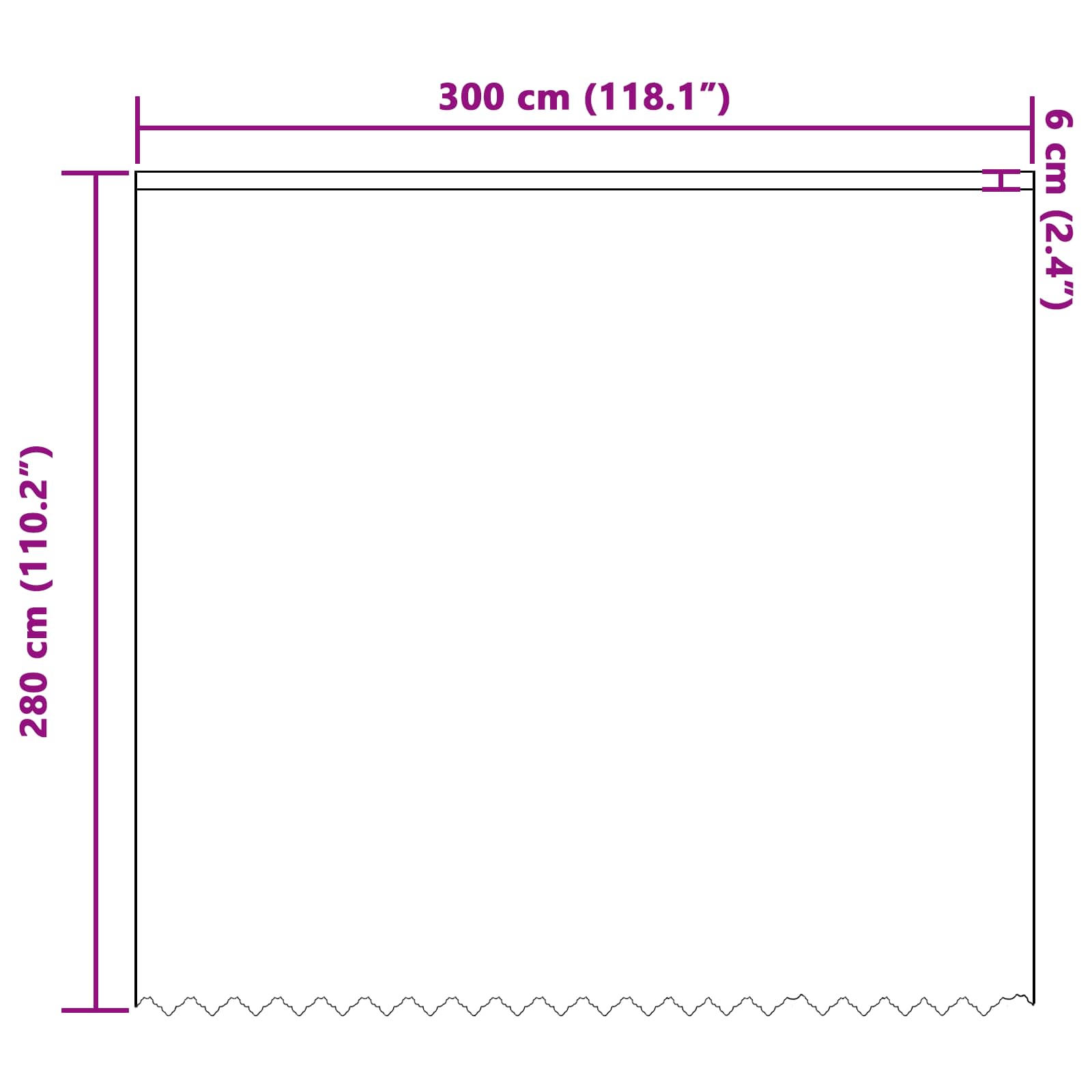 Spitzenvorhang mit Vorhängen Floral Weiß 80 x 150 cm Polyester
