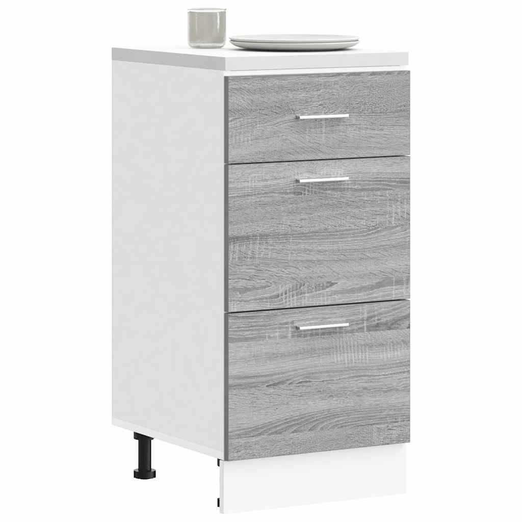 Unterschrank Lyon Weiß 60x46x81,5 cm Holzwerkstoff
