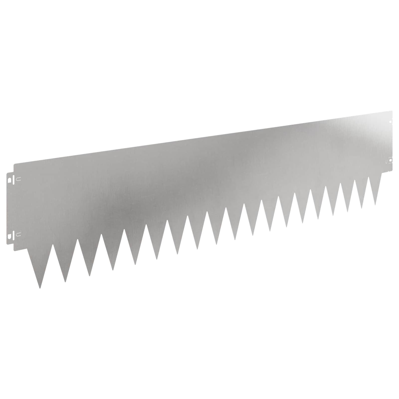 Raseneinfassung 10 pcs Länge Höhe 103 x 15 cm Stahl Schwarz