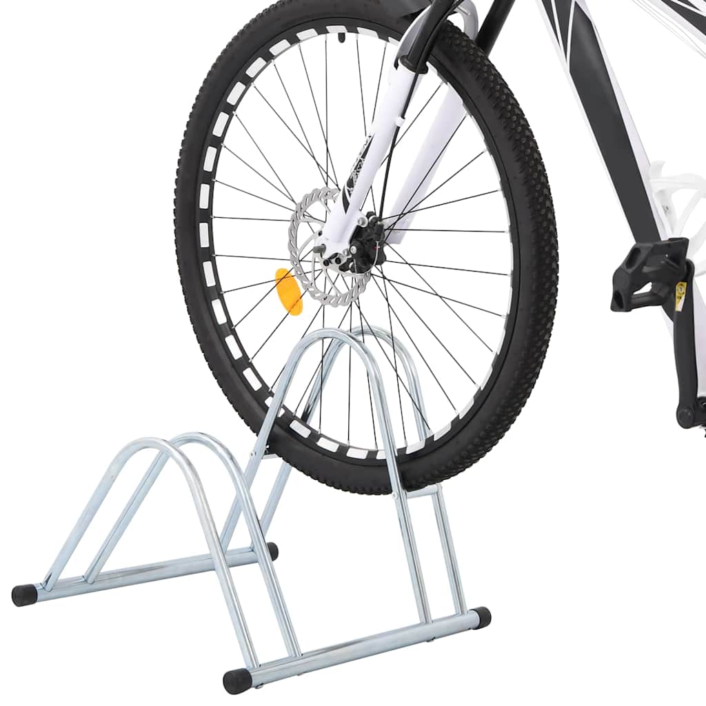 Fahrradständer für 2 Fahrräder Verzinkter Stahl