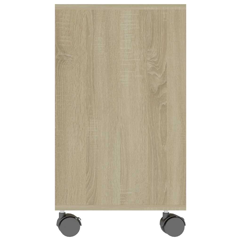 Beistelltisch Weiß 70x35x55 cm Holzwerkstoff