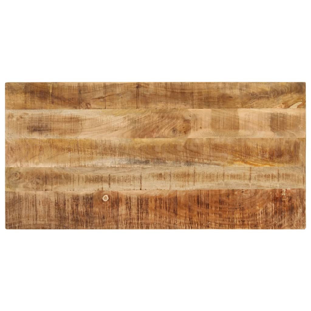 Konsolentisch 110x35x76 cm Raues Mangoholz