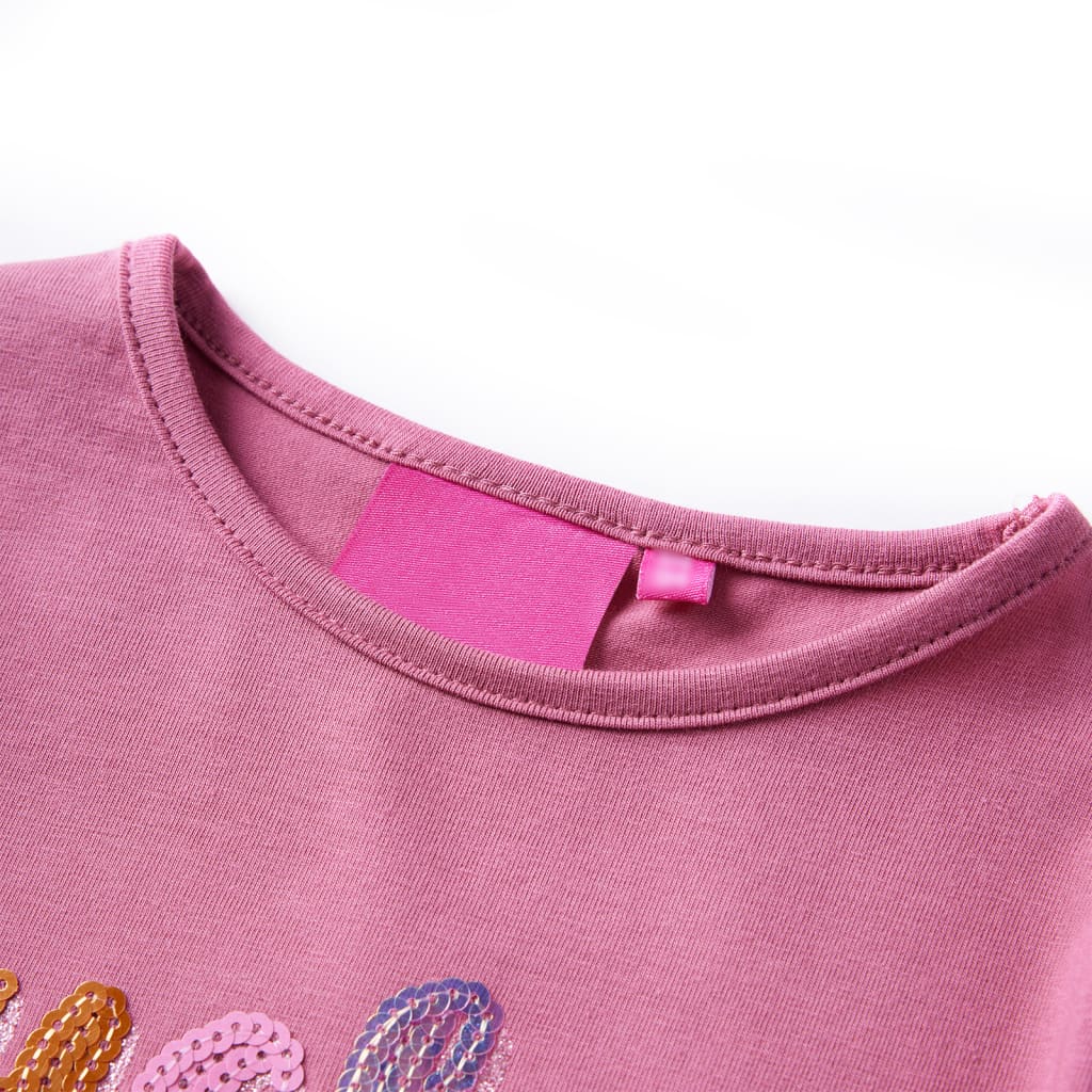 Kinder-Langarmshirt Marineblau 116