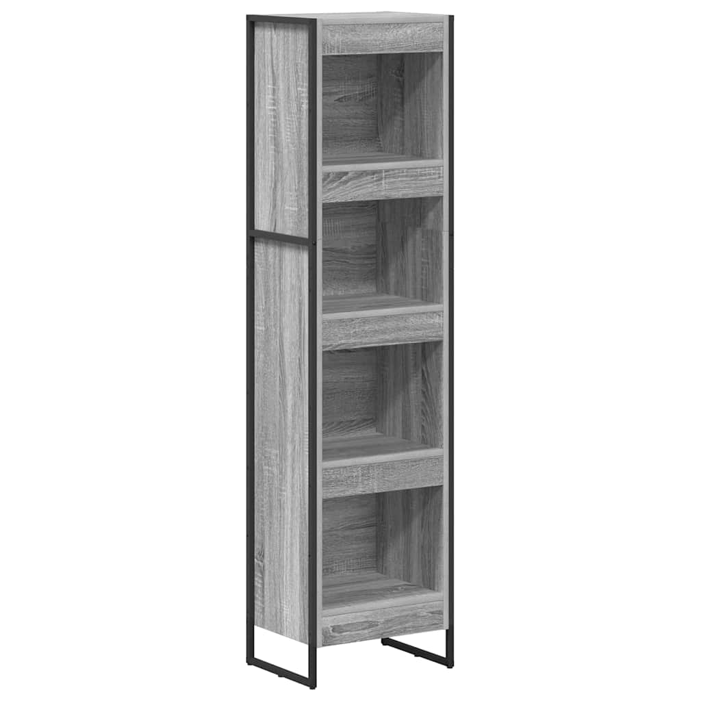 Bücherregal 2 pcs Schwarz Eichen-Optik 60 x 30 x 189,5 cm