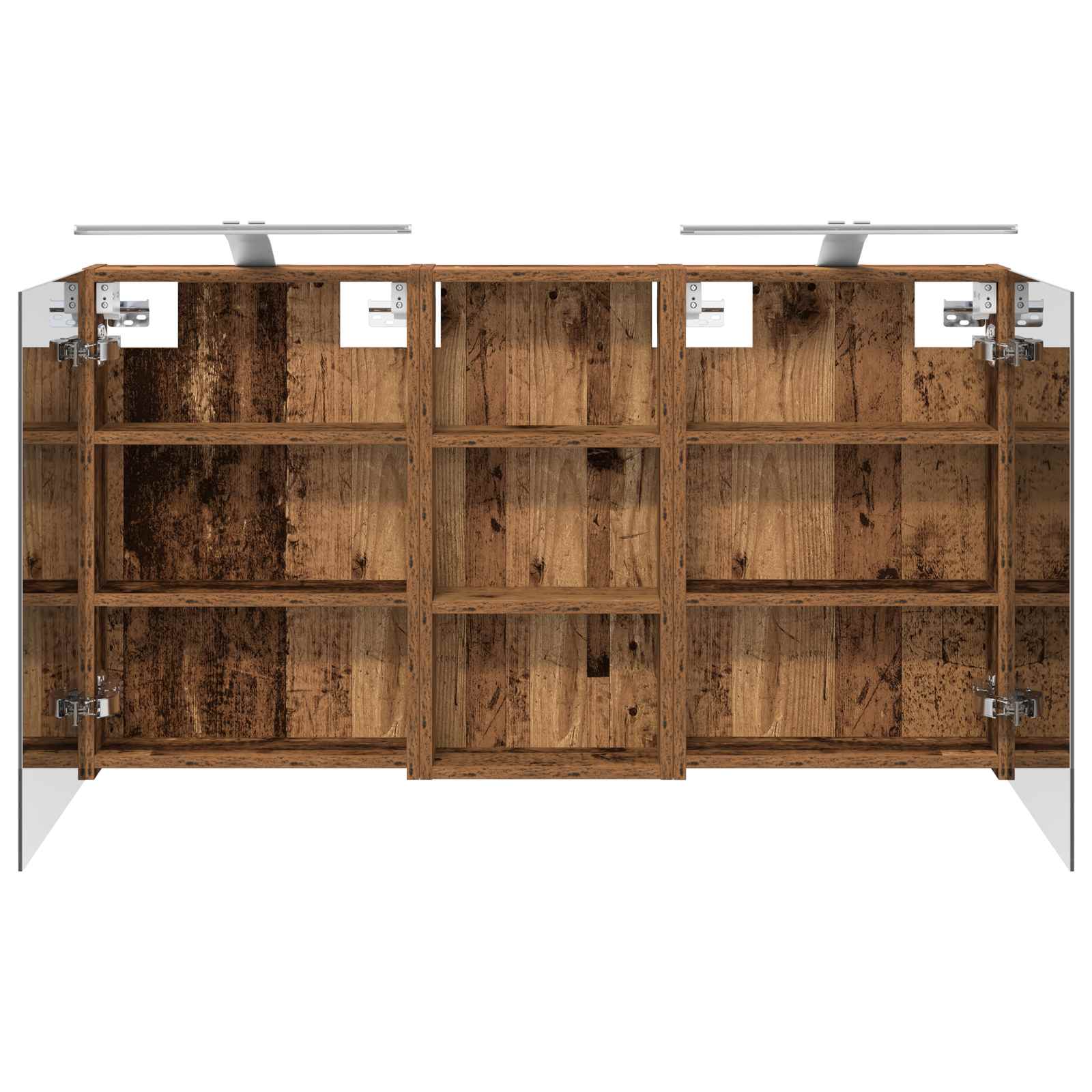 Badezimmerschrank-Set 3 pcs 80 x 10,5 x 50 cm Holzwerkstoff