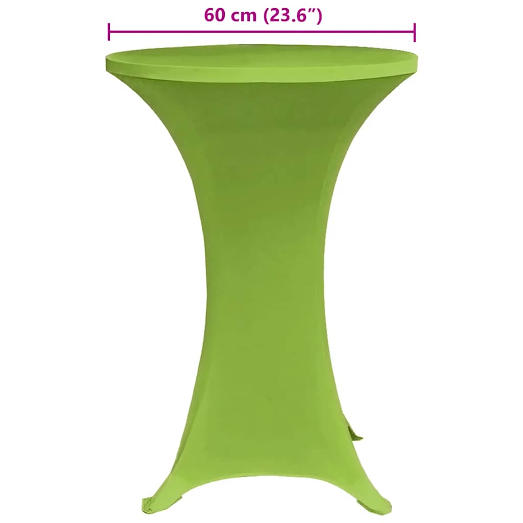 Tischhusse Stretchhusse 2 Stk 70 cm Anthrazit