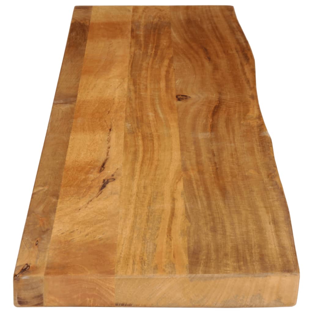 Wandregal 40x20x2,5 cm Rechteckig Massivholz Akazie Baumkante