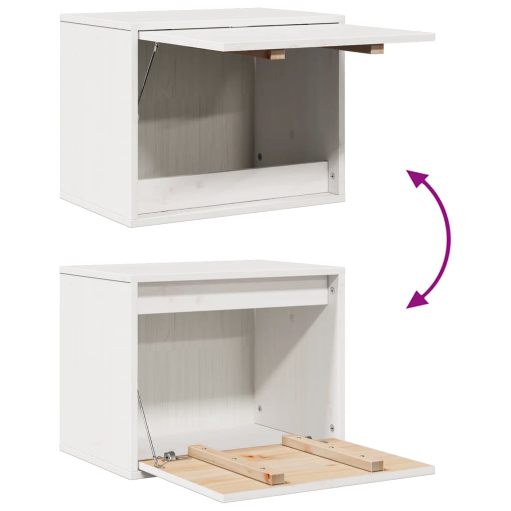 Wandschrank 45x30x35 cm Massivholz Kiefer
