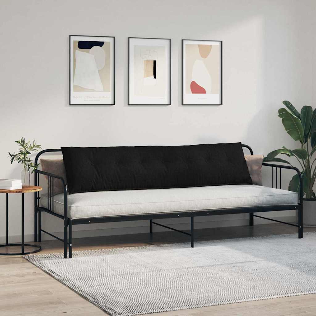 Rückenkissen Hellgrau 50 x 19 x 45 cm Stoff