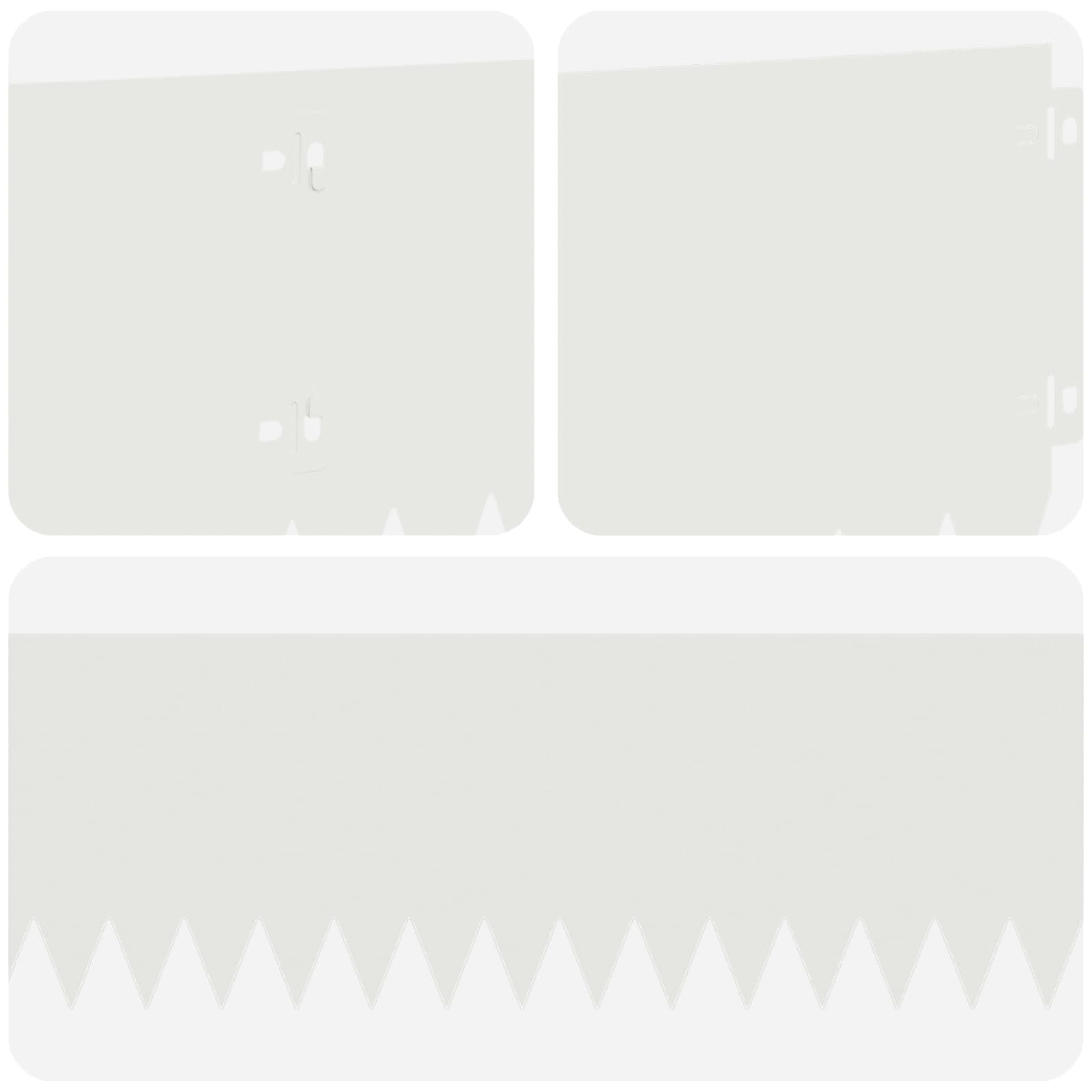 Raseneinfassung 10 pcs 103 x 10 cm Stahl Schwarz