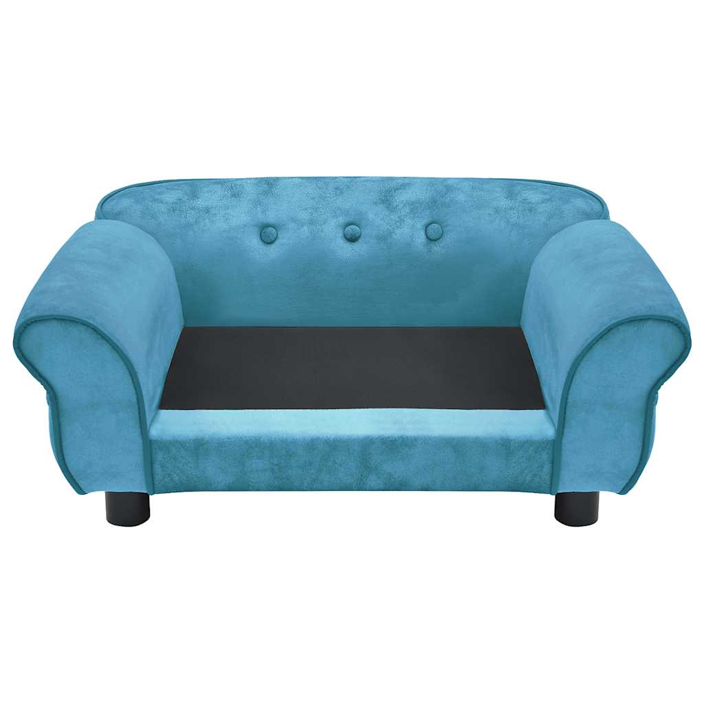 Hundesofa Dunkelgrau 72x45x30 cm Plüsch
