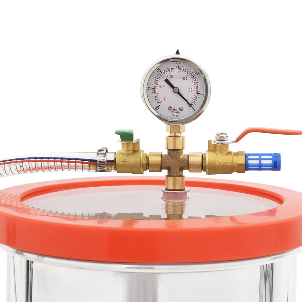 Vakuumkammer mit Einstufiger Pumpe 5,5 L