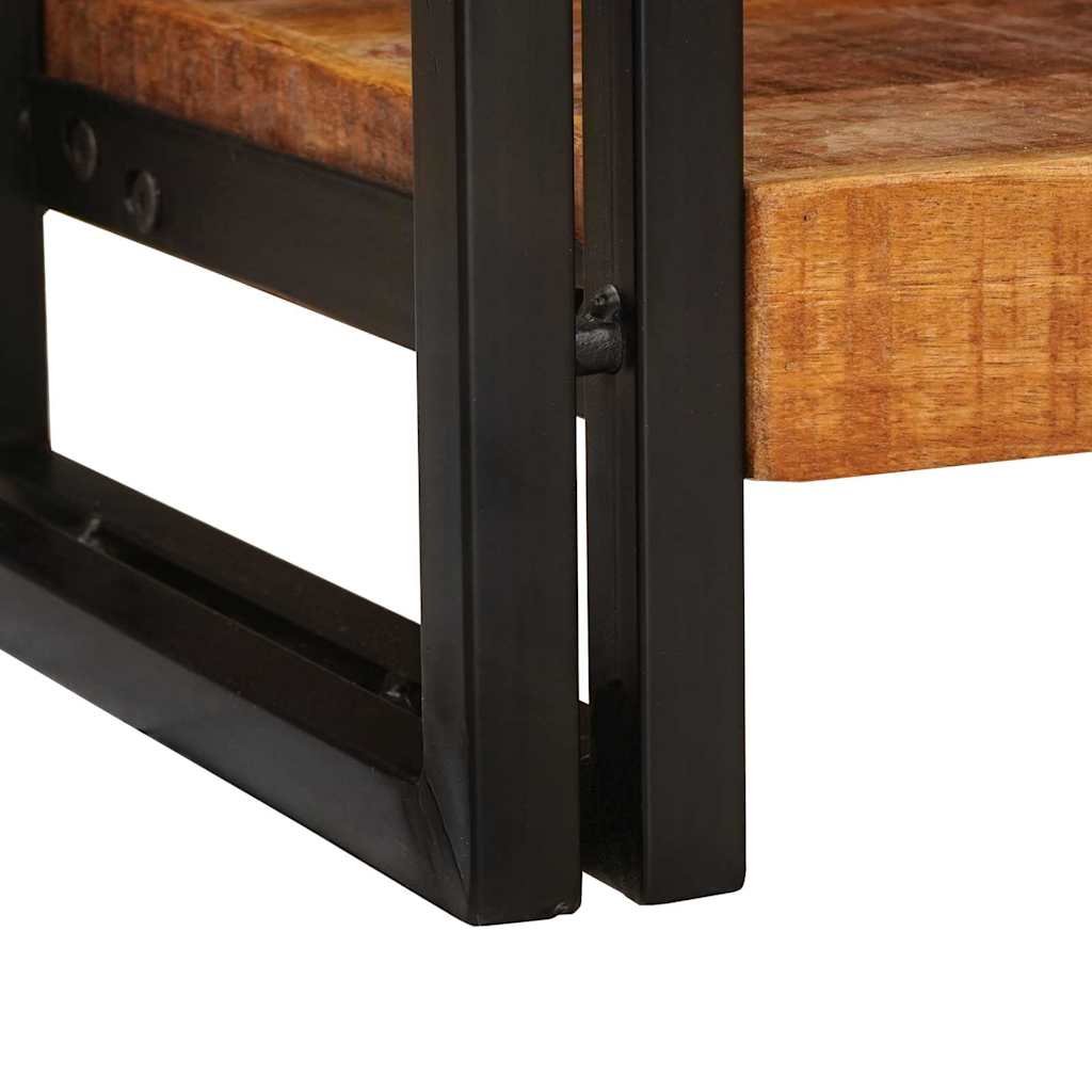 Konsolentisch Braun 120 x 33 x 75 cm Massivholz Akazie