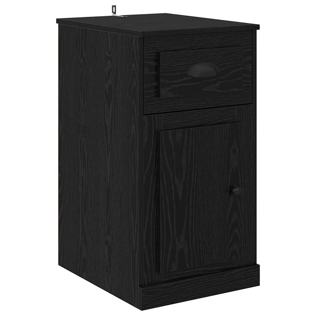 Beistellschrank mit Schublade Weiß 40x50x75 cm Holzwerkstoff