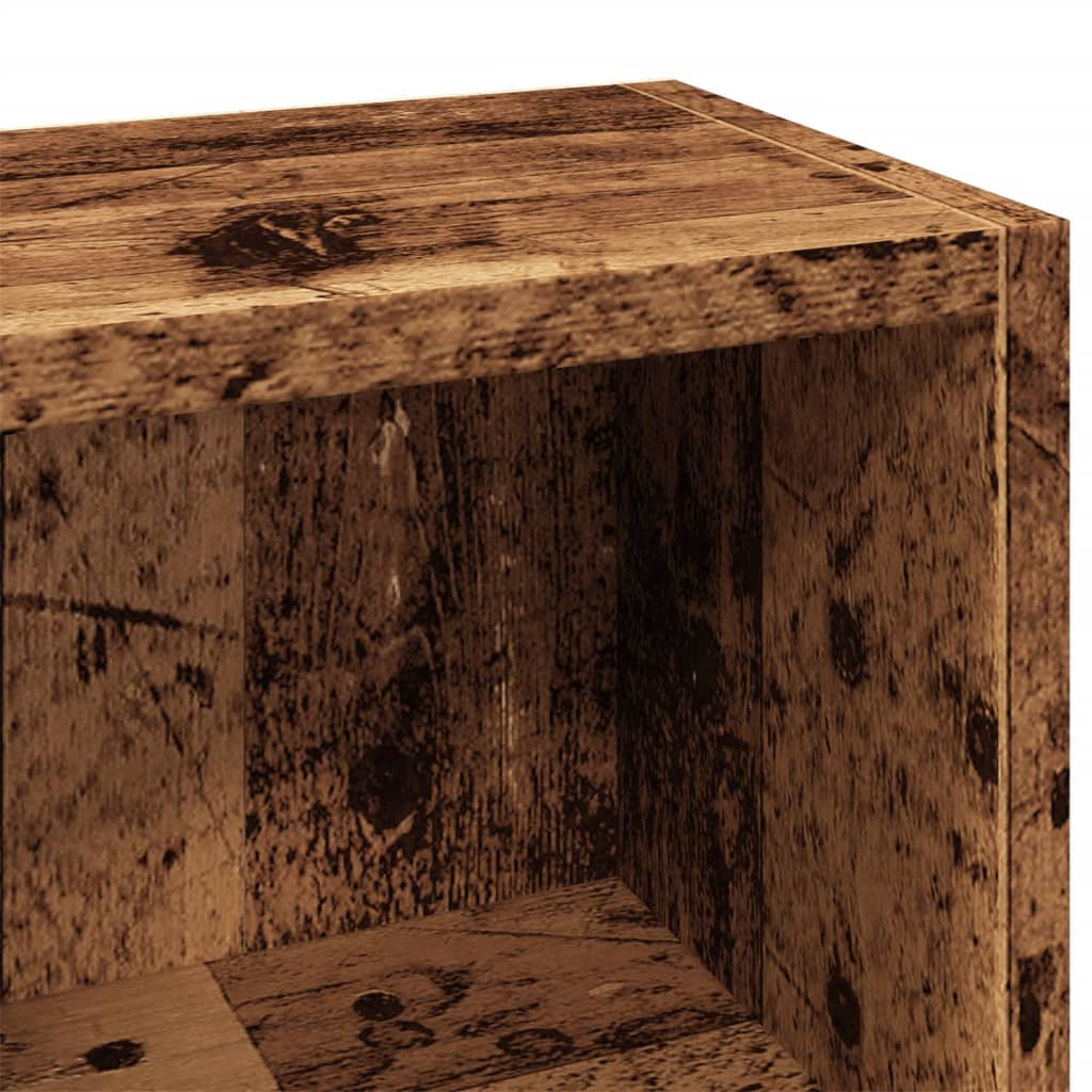 CD-Regale 2 Stk. Weiß 21x16x93,5 cm Holzwerkstoff