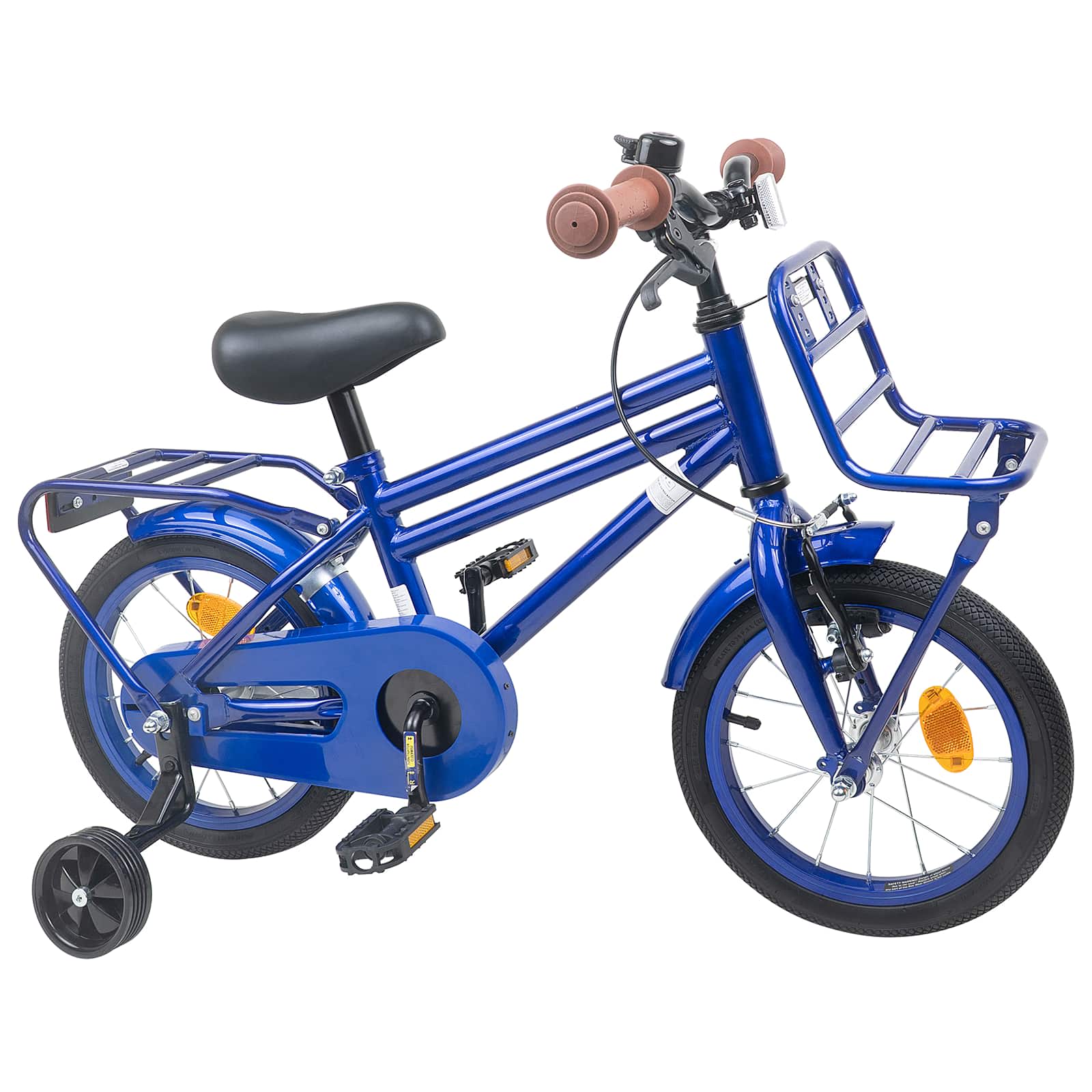 Kinderfahrrad 18 Zoll für 5-7 Jahre alt Schwarz
