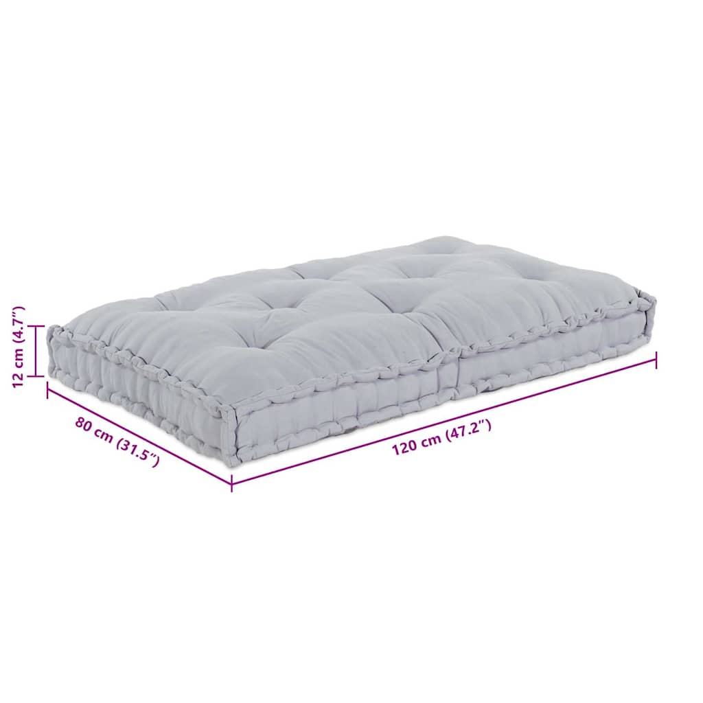 Palettensofa-Auflage Mehrfarbig Stoff Patchwork