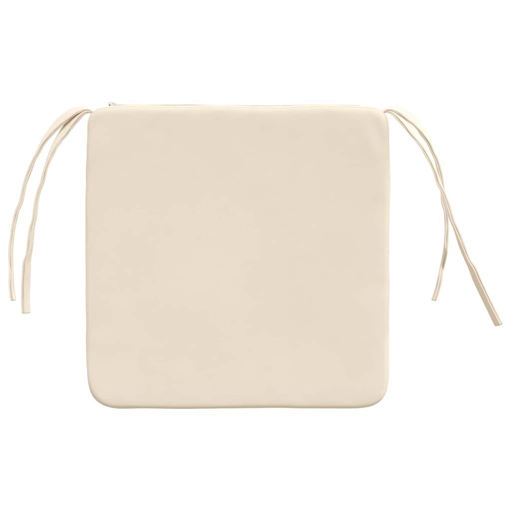 Sitzkissen 4 pcs Taupe 40 x 40 x 3 cm Mikrofaserstoff