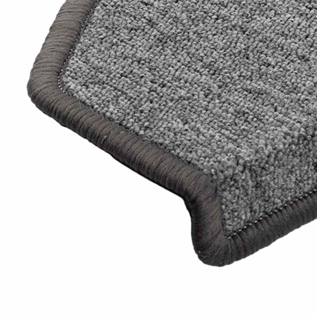 Stufenmatten 15 Stk. 56x17x3 cm Anthrazit Halbrund