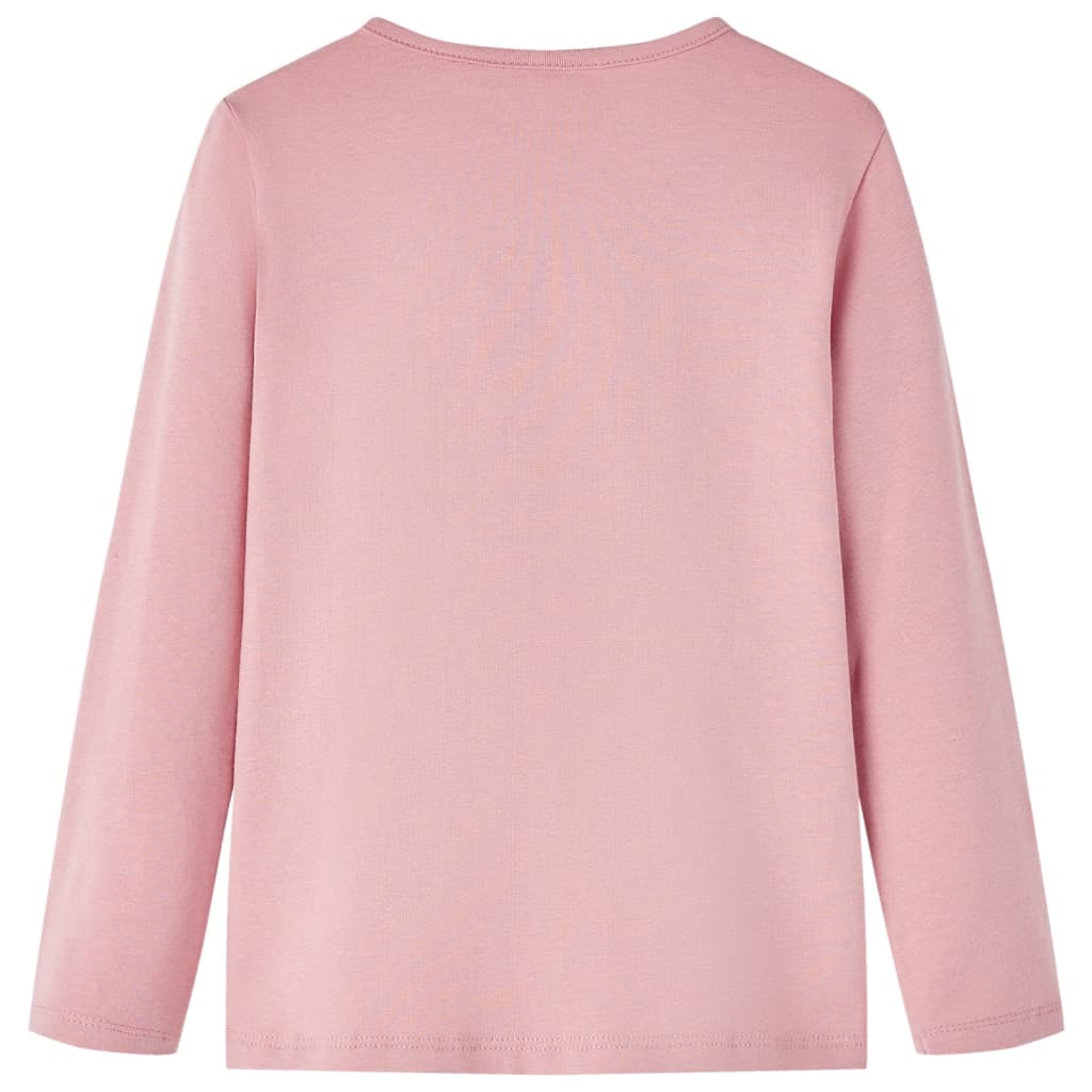 Kinder-Langarmshirt Marineblau 116