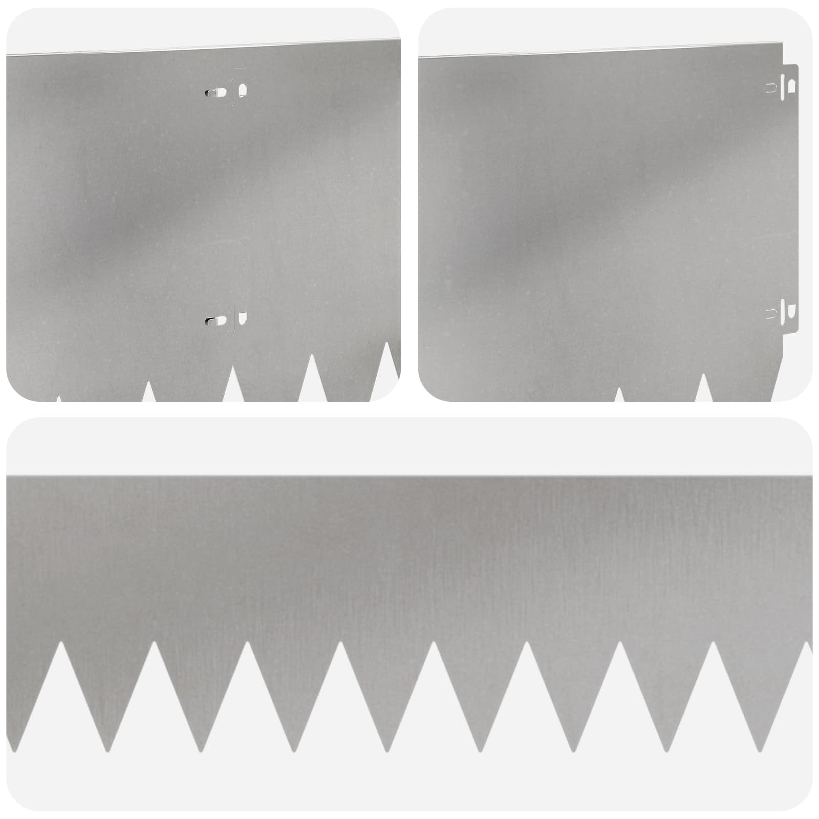 Raseneinfassung 10 pcs 103 x 10 cm Stahl Schwarz