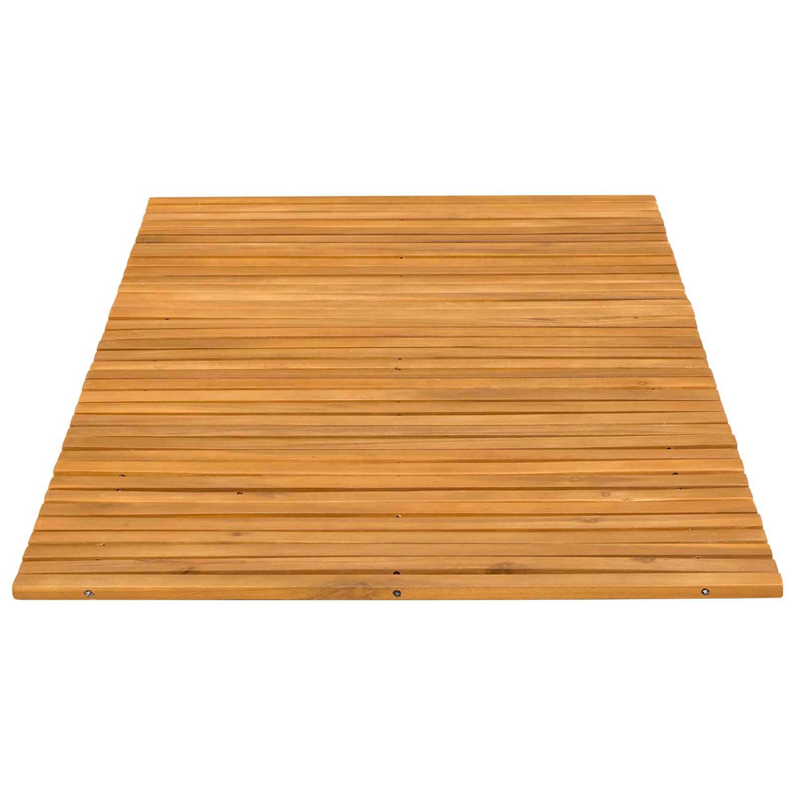 Badematte Braun 60 x 40 cm Massives Akazienholz