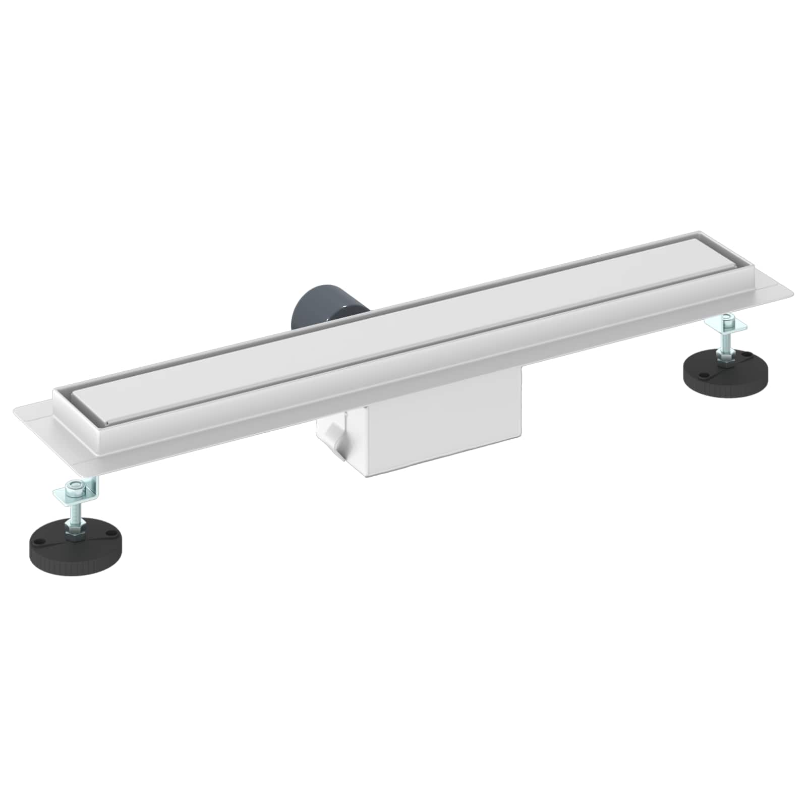 2 in 1 Duschabfluss Silber 50 cm Edelstahl 304