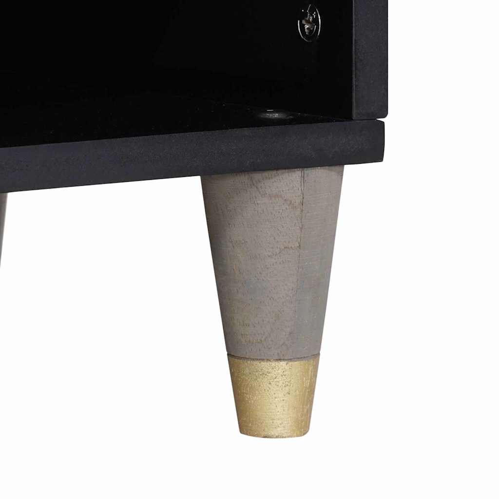 TV-Schränk Honigbraun 100 x 33 x 46 cm Massivholz Mango