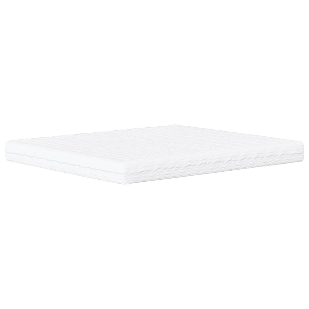 Bett mit Matratze Hellgrau 80x200 cm Samt