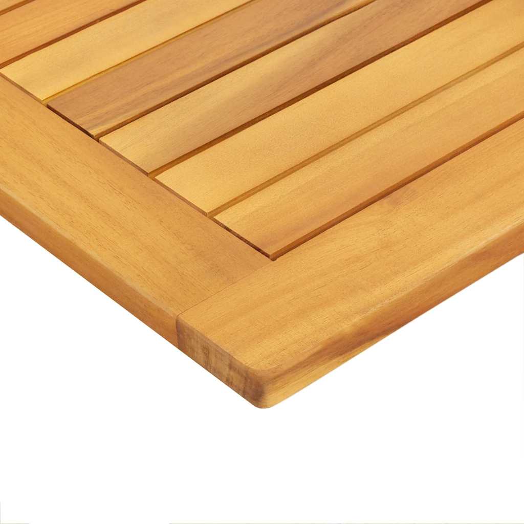 Tischplatte Öl-Natur 80 x 40 x 2 cm Massivholz Akazie