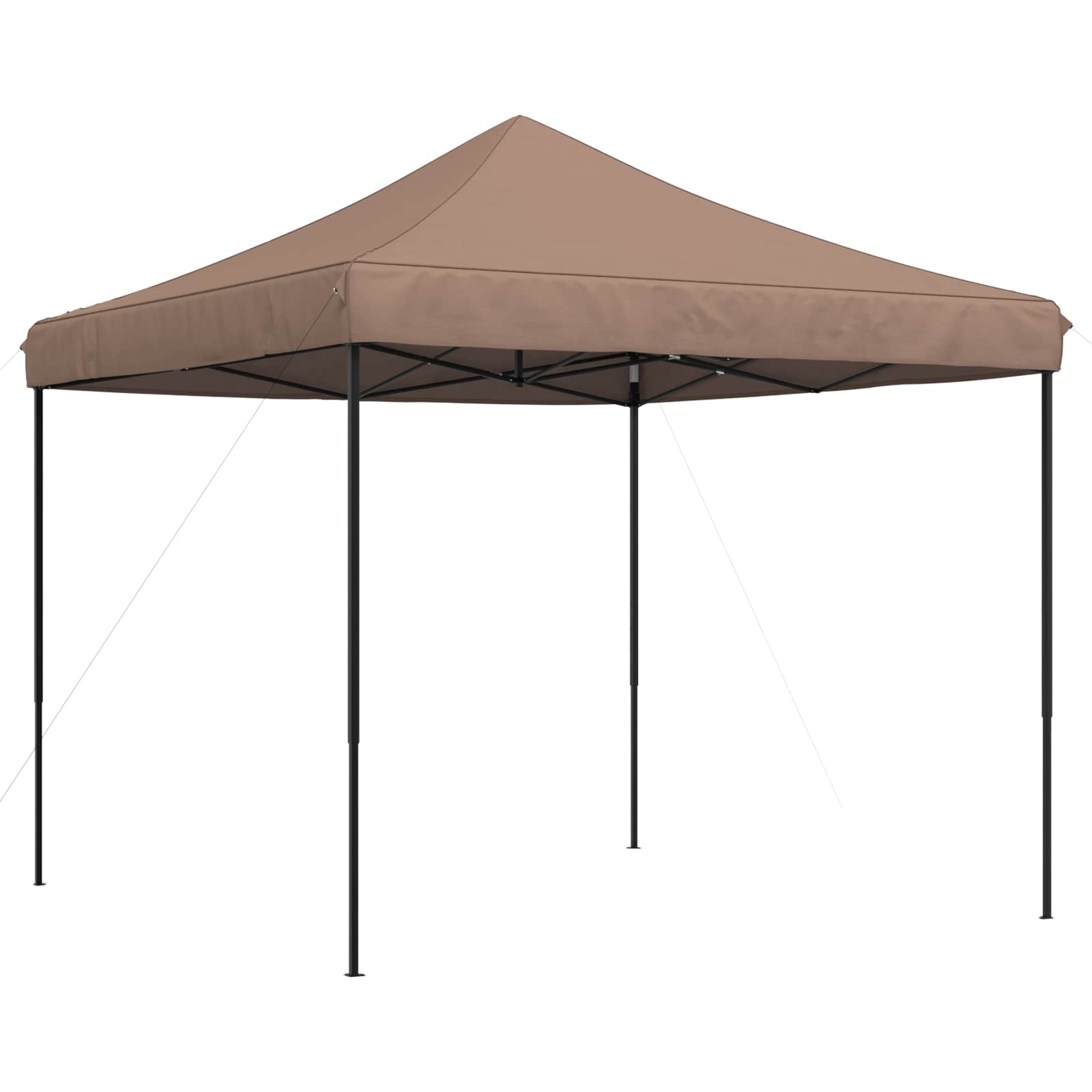 Partyzelt Faltbar Pop-Up Schwarz 292x292x315 cm
