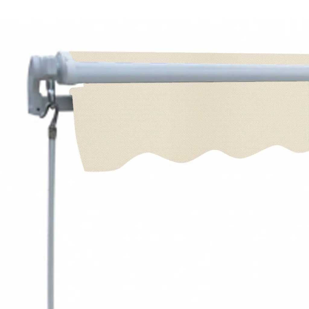 Gelenkarmmarkise Handbetrieben 300 cm Blau/Weiß
