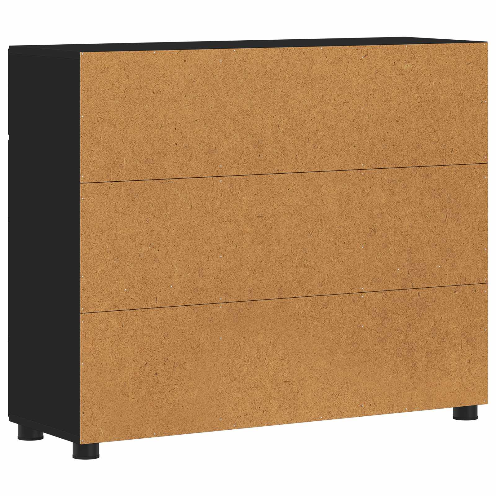 Highboard mit Regal FLORIN Weiß 60 x 35 x 182 cm Holzwerkstoff