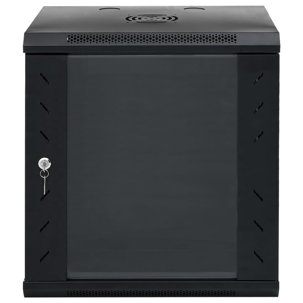 Netzwerkschrank mit Speicher Grau 60 x 45 x 28 cm Stahl