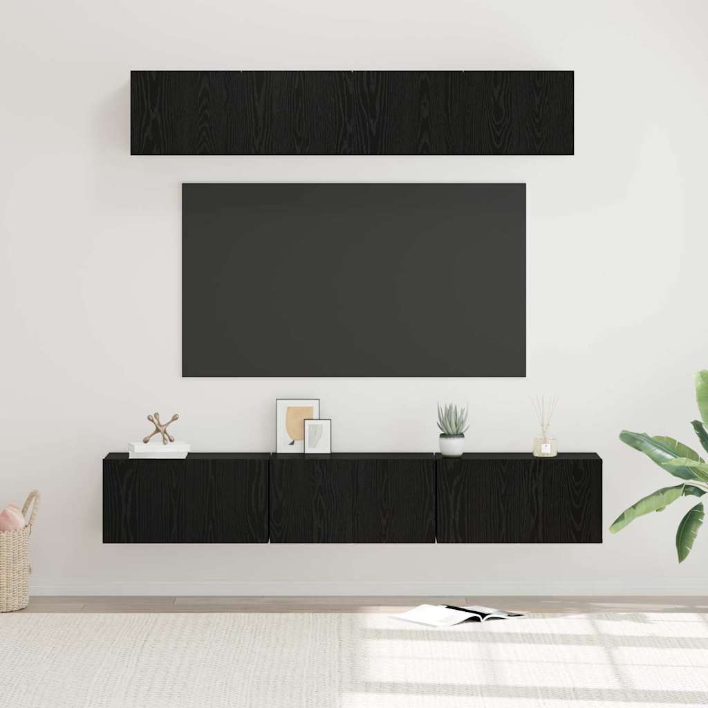 5-tlg. TV-Schrank-Set Weiß Holzwerkstoff
