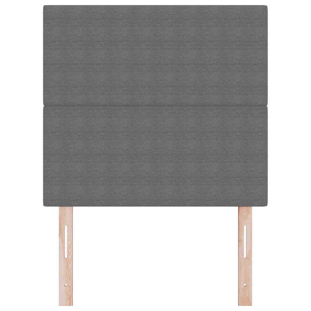 Kopfteil Hellgrau 80 cm Cordstoff
