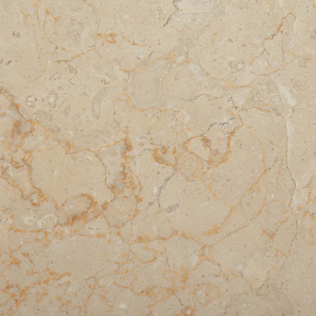 Tischplatte Creme Ø40x2,5 cm Marmor