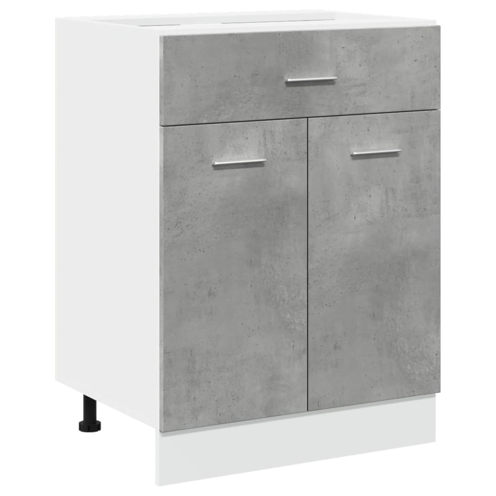 Unterschrank Lyon Weiß 60x46x81,5 cm Holzwerkstoff