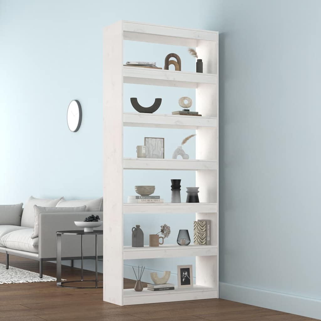 Bücherregal/Raumteiler 80x30x71,5 cm Massivholz Kiefer