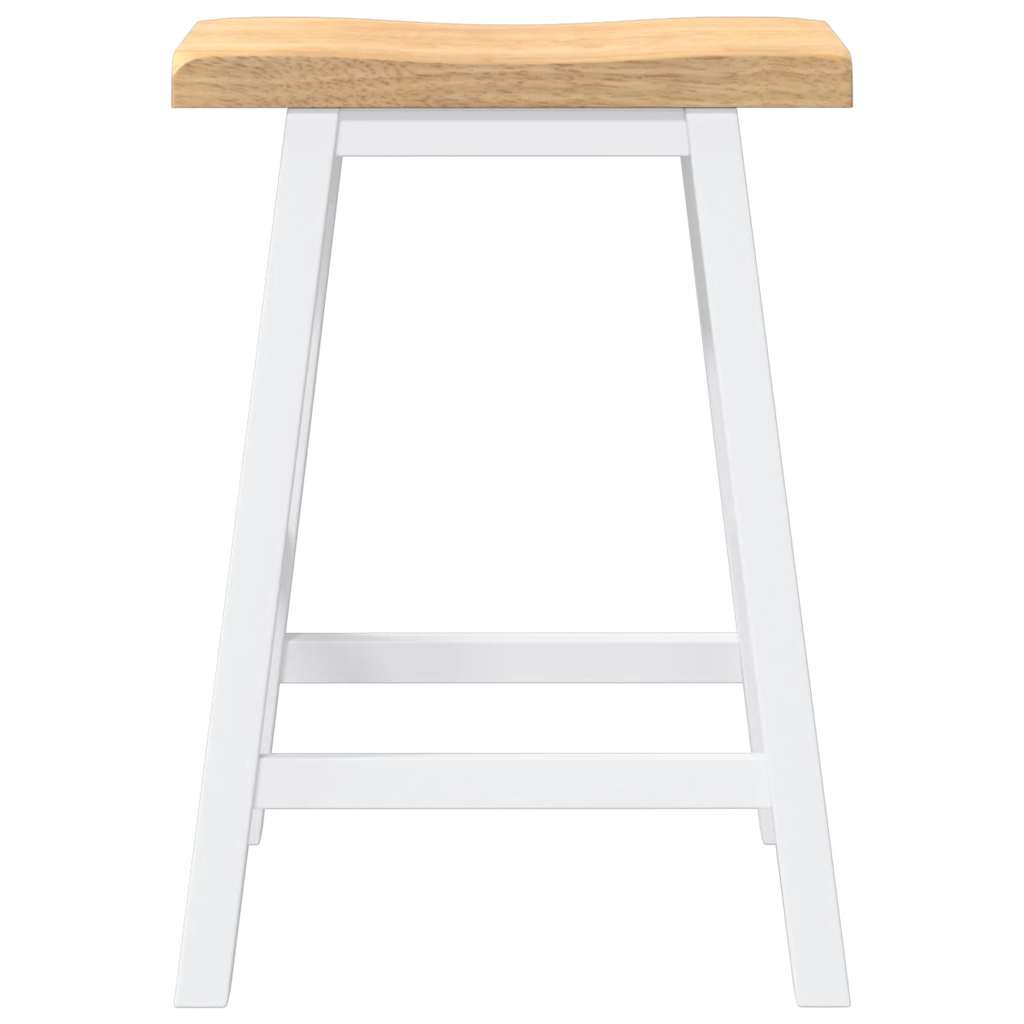 Barhocker 2 Stk. Massivholz