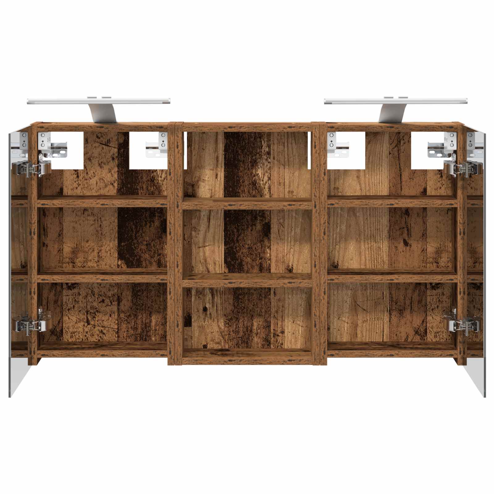 Badezimmerschrank-Set 3 pcs 80 x 10,5 x 50 cm Holzwerkstoff