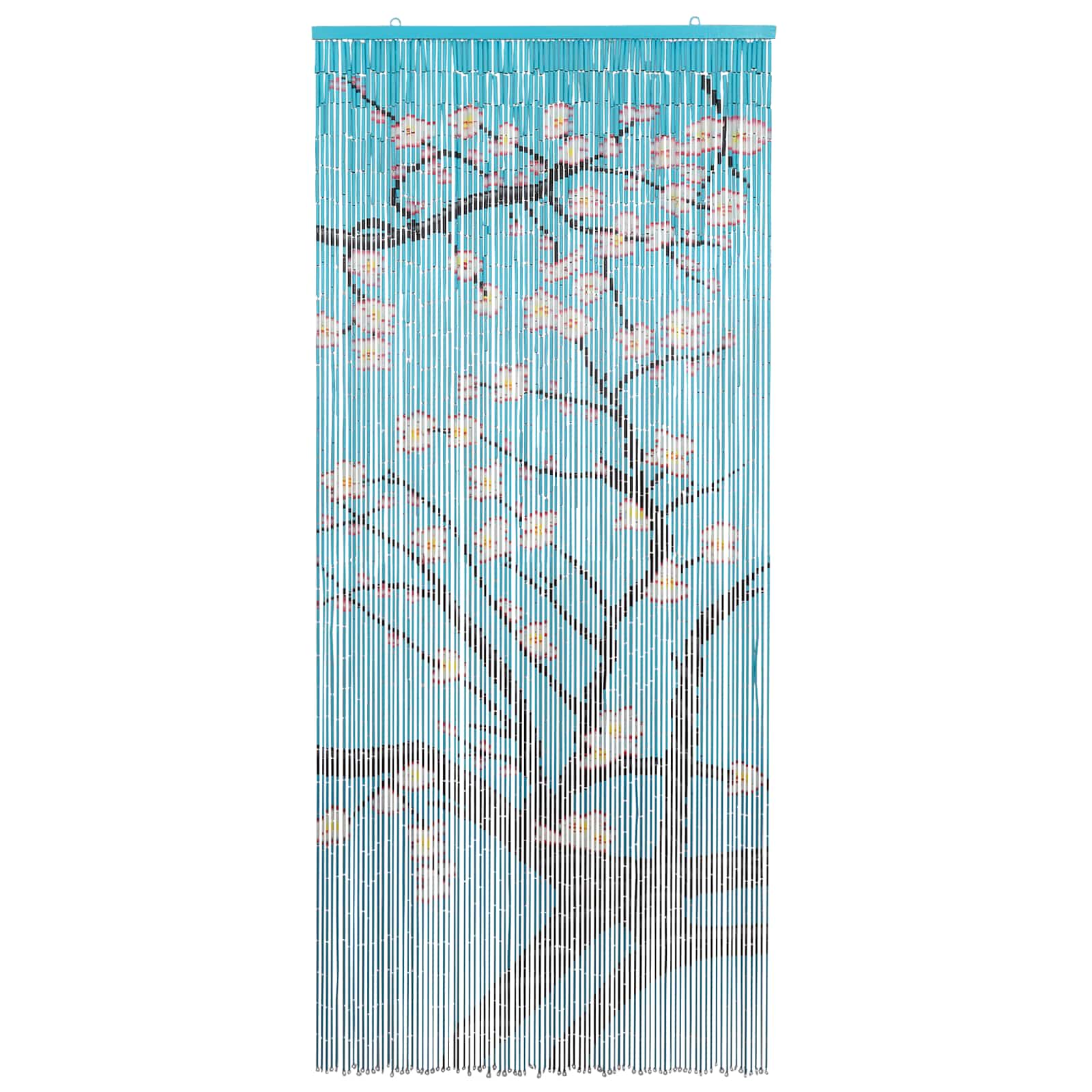 Insekten-Türvorhang Bambus Druck 90x220 cm Bambus