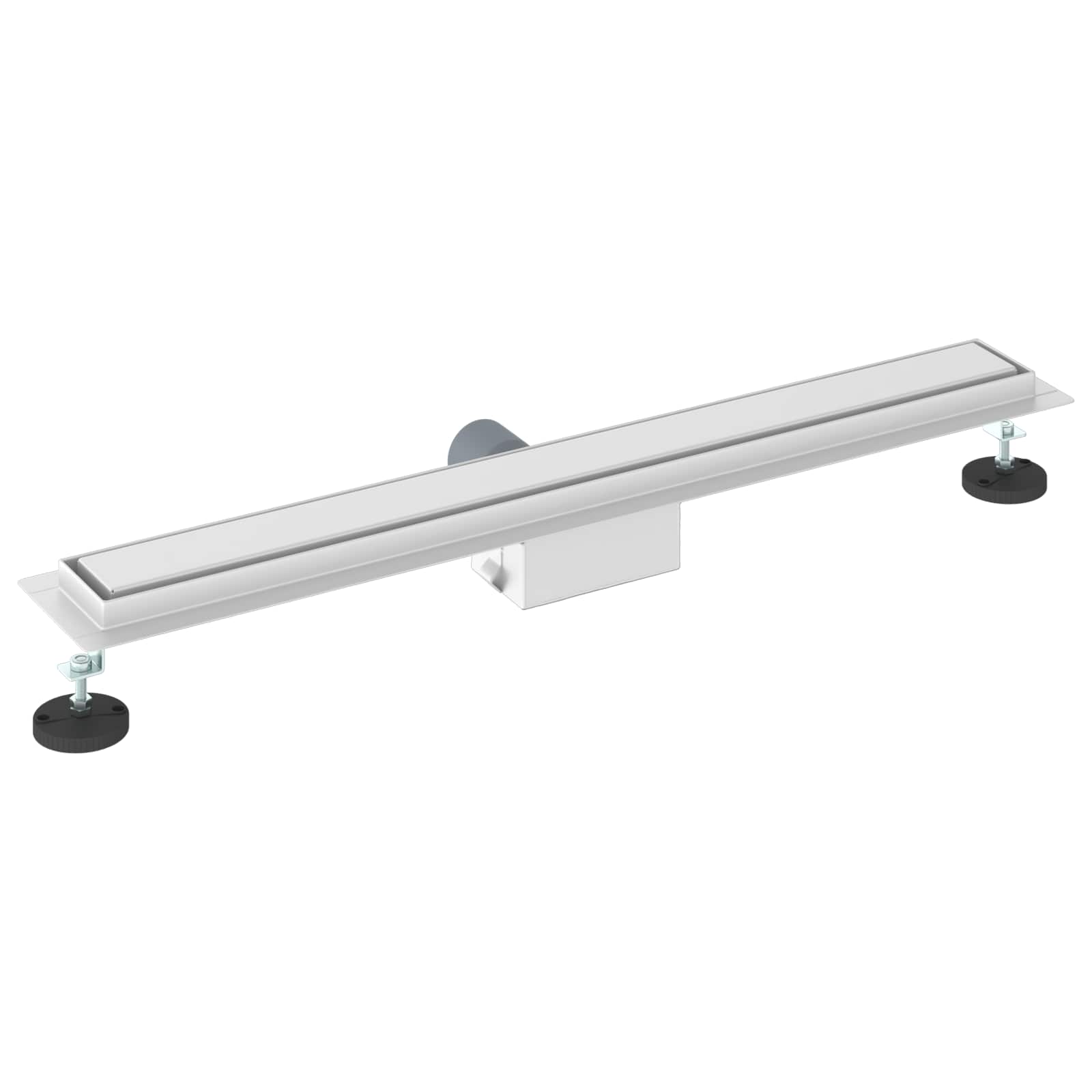 2 in 1 Duschabfluss Silber 50 cm Edelstahl 304