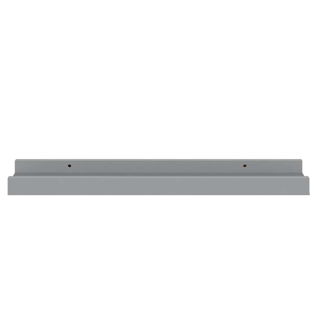 Bilderleisten 2 Stk. Weiß 80x9x3 cm MDF