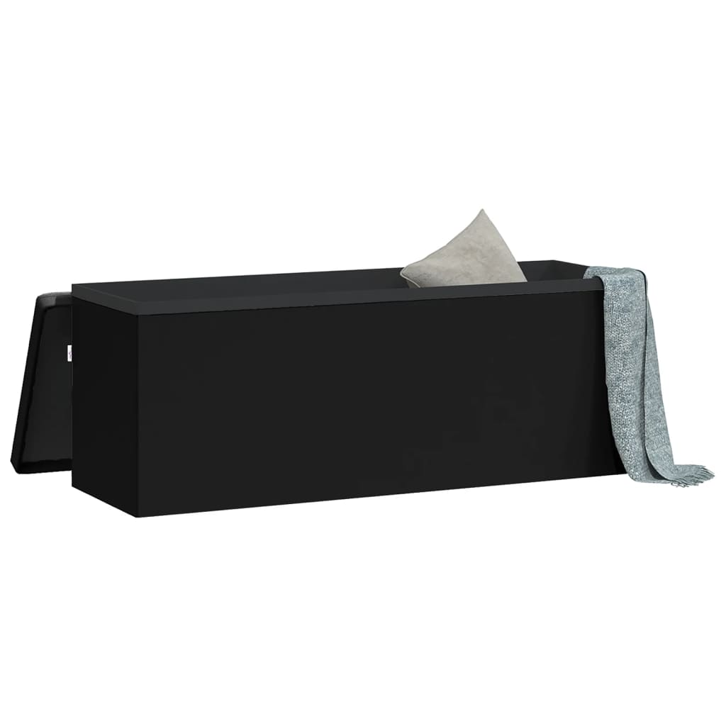 Faltbare Sitzbank mit Stauraum Weinrot PVC