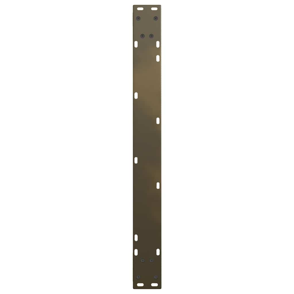 Couchtischbeine V-Form 2 Stück Schwarz 30x(30-31,3) cm Stahl